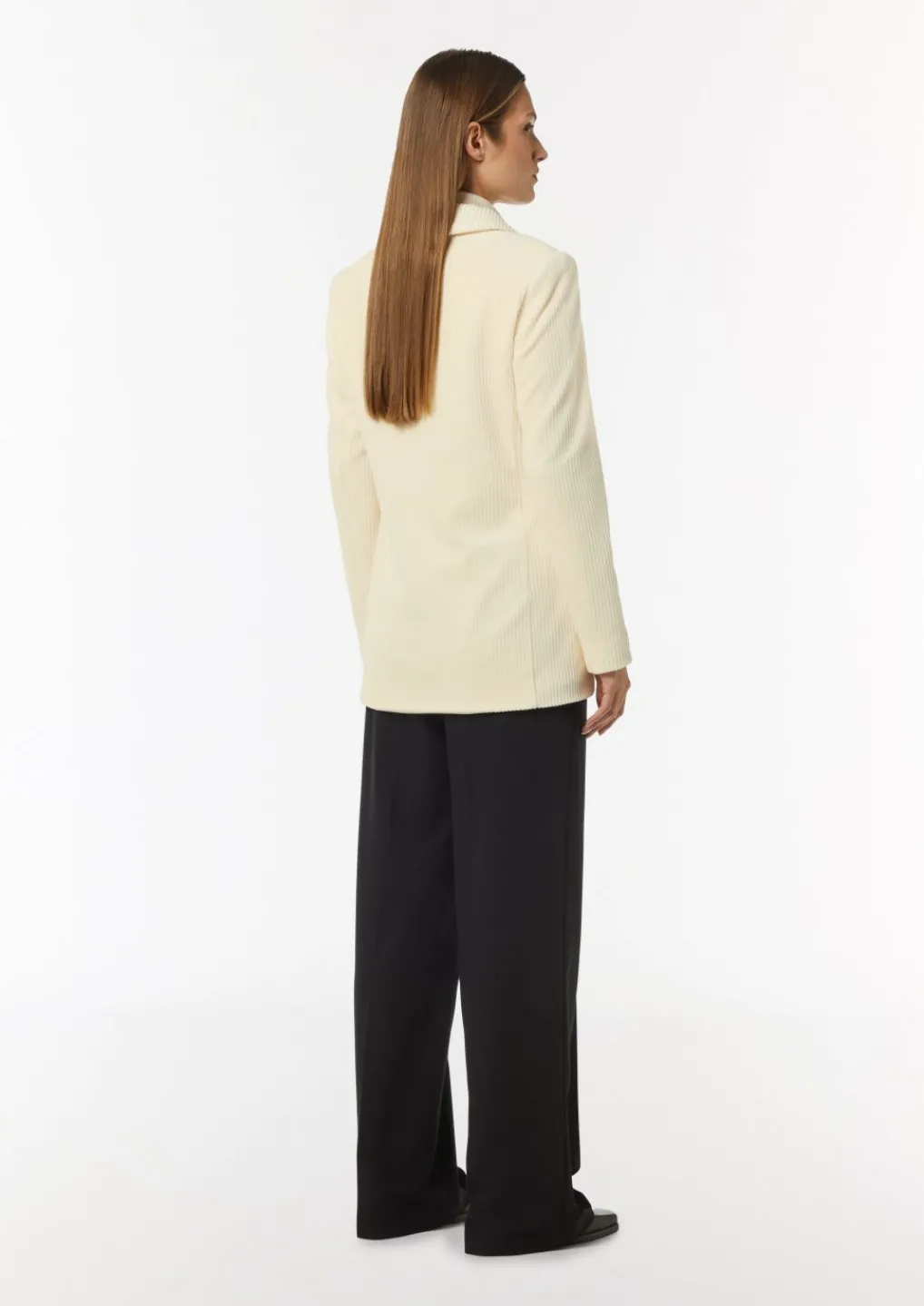 Cord-Blazer mit Logo-Knöpfen-Comma Outlet