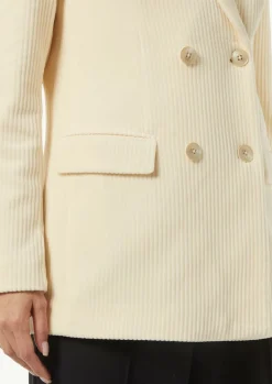 Cord-Blazer mit Logo-Knöpfen-Comma Outlet
