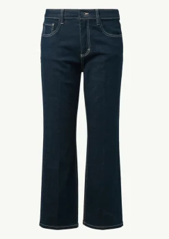 Cropped-Jeans mit Bügelfalte-Comma Best