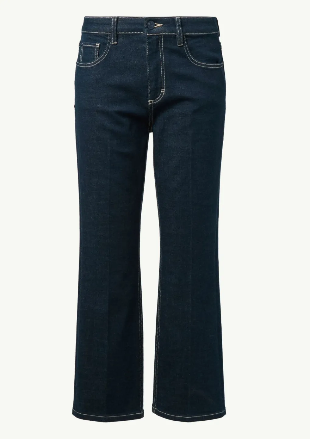 Cropped-Jeans mit Bügelfalte-Comma Best