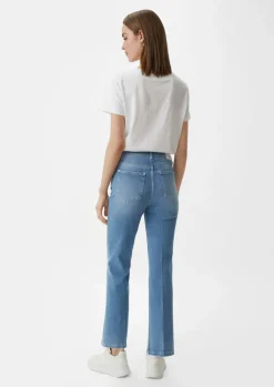Cropped Jeans / Regular fit / Mid rise / Flared leg-Comma New