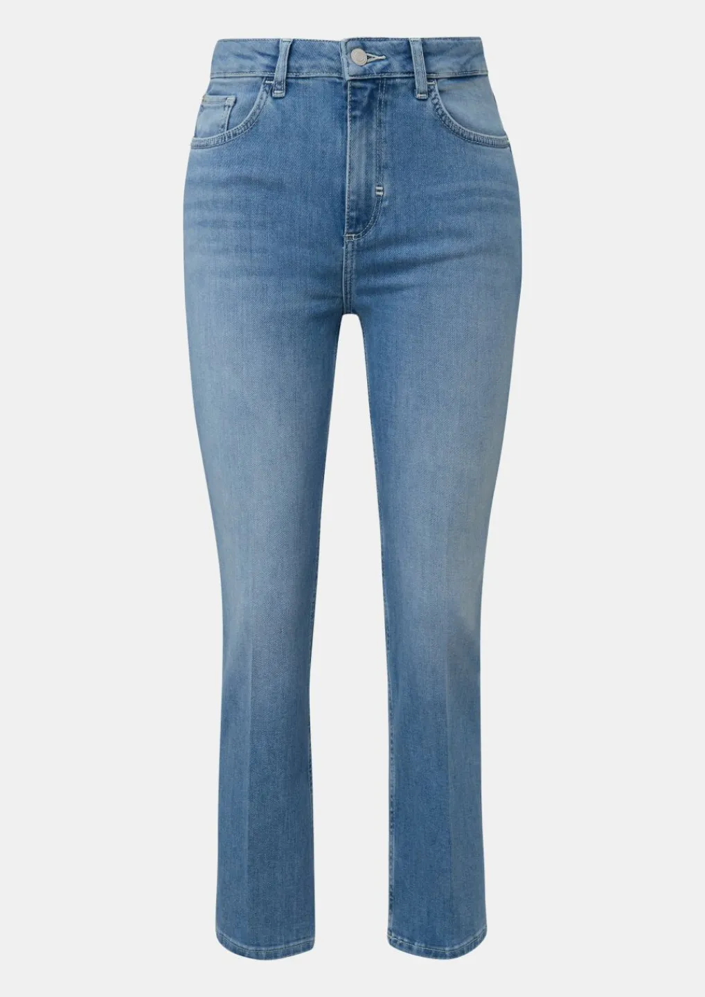 Cropped Jeans / Regular fit / Mid rise / Flared leg-Comma New