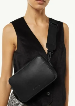 Crossbody-Bag aus Rindsleder-Comma Discount