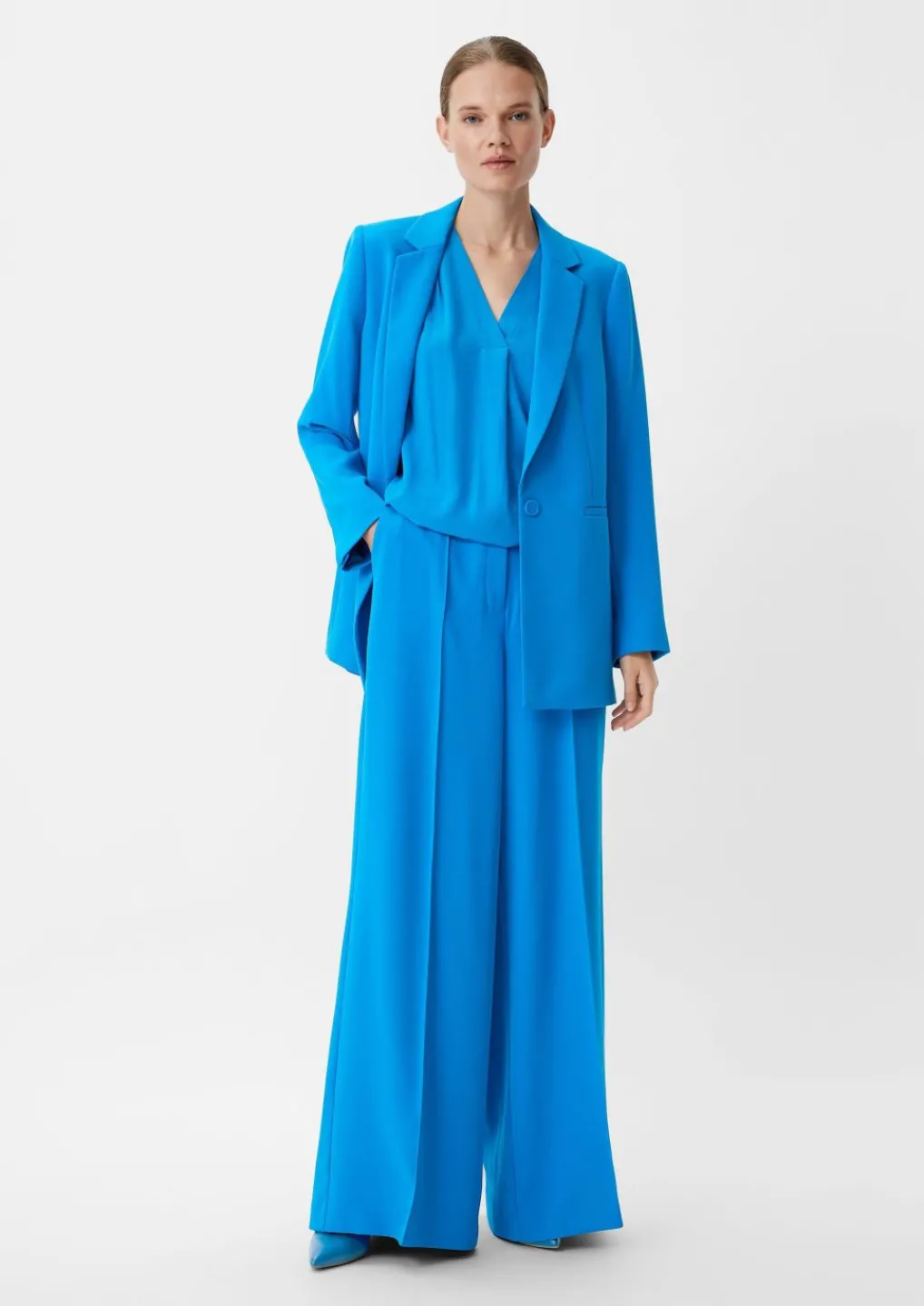 Crêpe-Bluse aus Viskose-Comma Hot