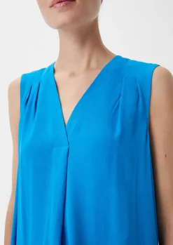 Crêpe-Bluse aus Viskose-Comma Hot