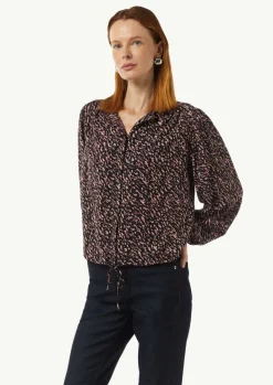 Crêpe-Bluse aus Viskose-Comma Best