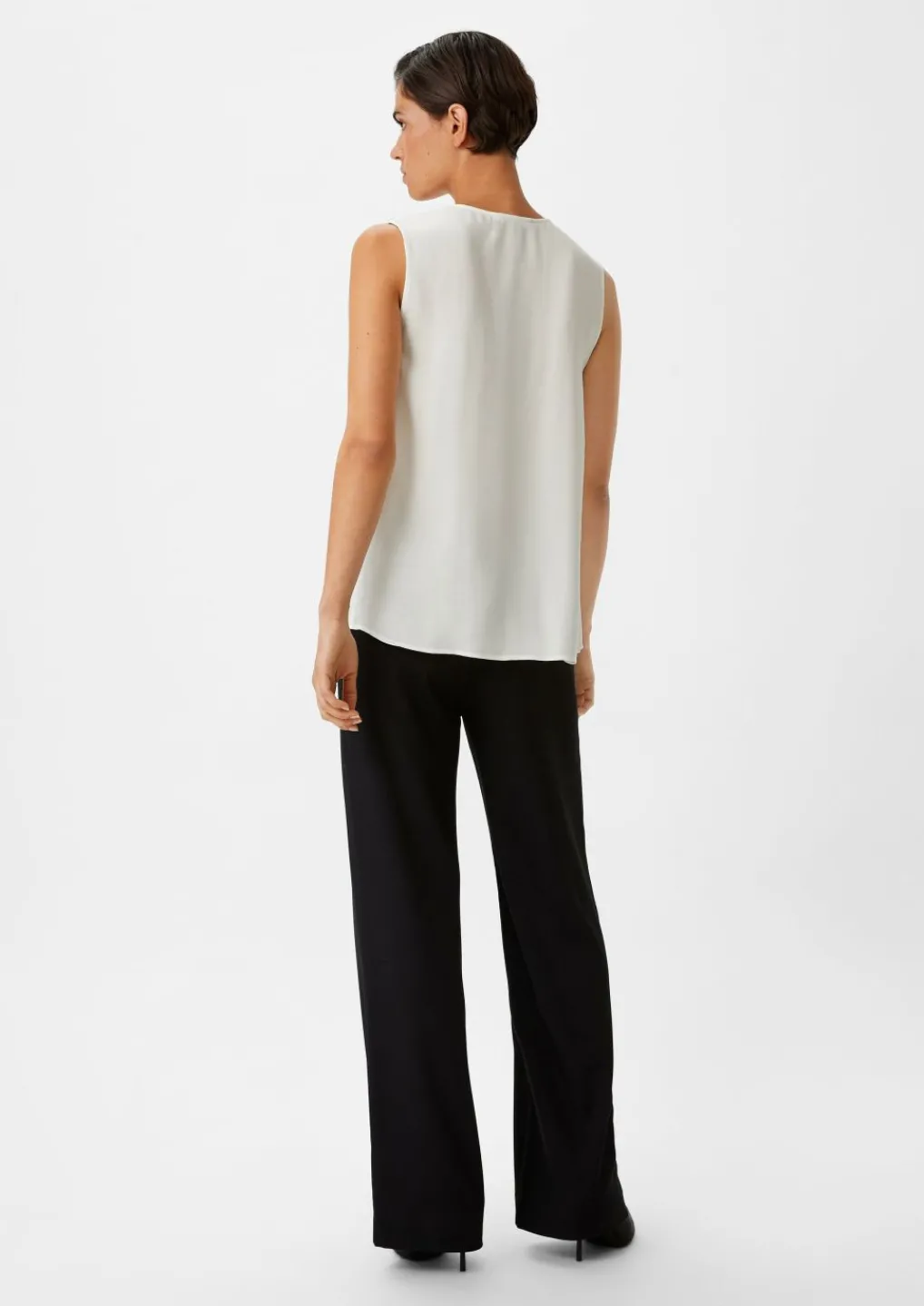 Crêpe-Bluse aus Viskose-Comma Discount