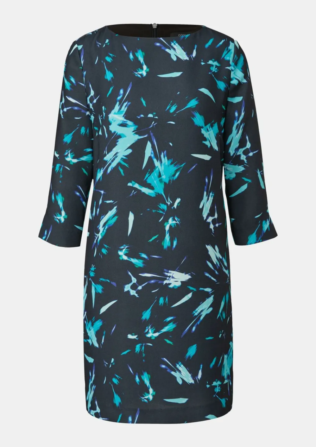 Crêpe-Kleid mit 3/4-Ärmeln-Comma Best
