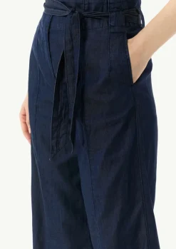 Culotte aus Lyocellmix mit Bindegürtel-Comma Best