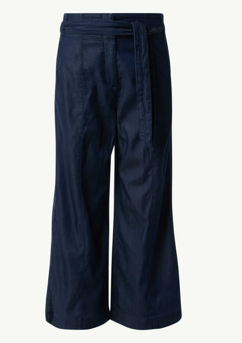 Culotte aus Lyocellmix mit Bindegürtel-Comma Best