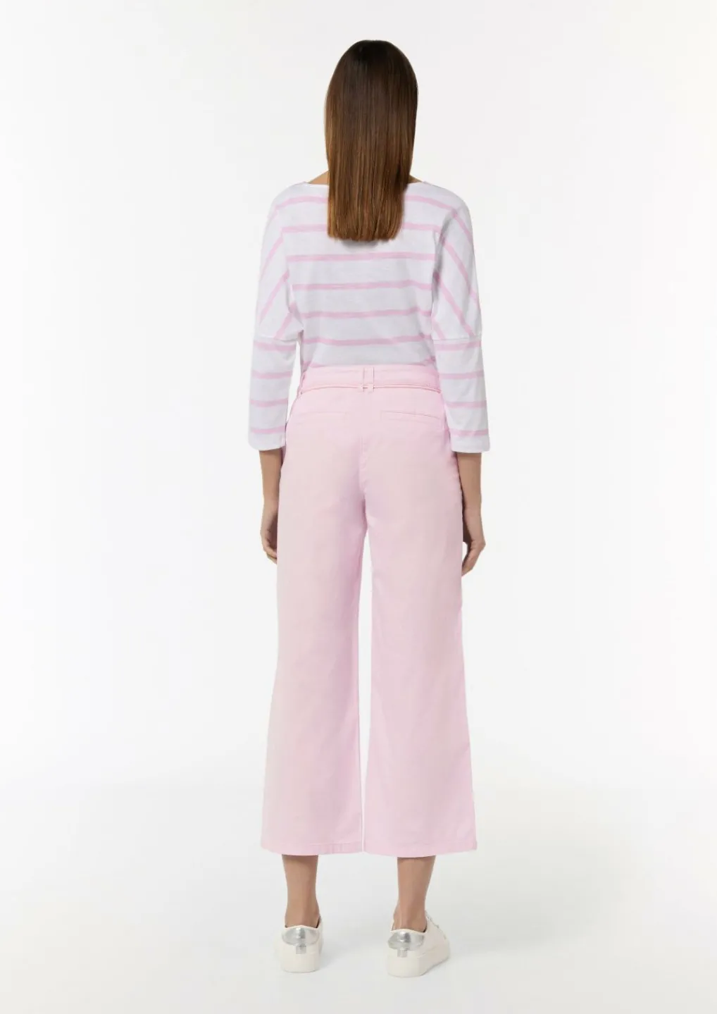 Culotte aus Twill mit Gürtel zum Schnüren-Comma Discount