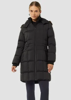 Daunenparka mit abnehmbarem Kunstfell-Comma Best