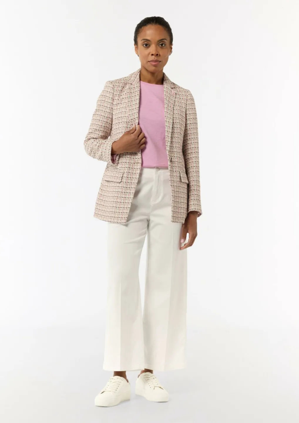Denim-Culotte mit Garment Dye und angedeuteter Tasche-Comma Sale