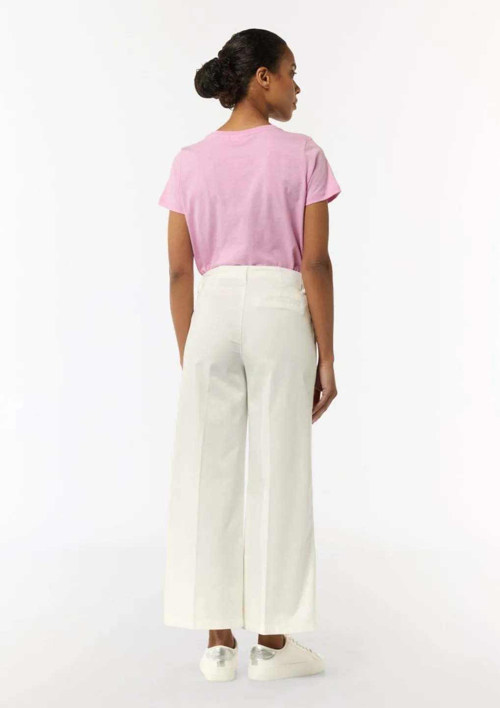 Denim-Culotte mit Garment Dye und angedeuteter Tasche-Comma Sale
