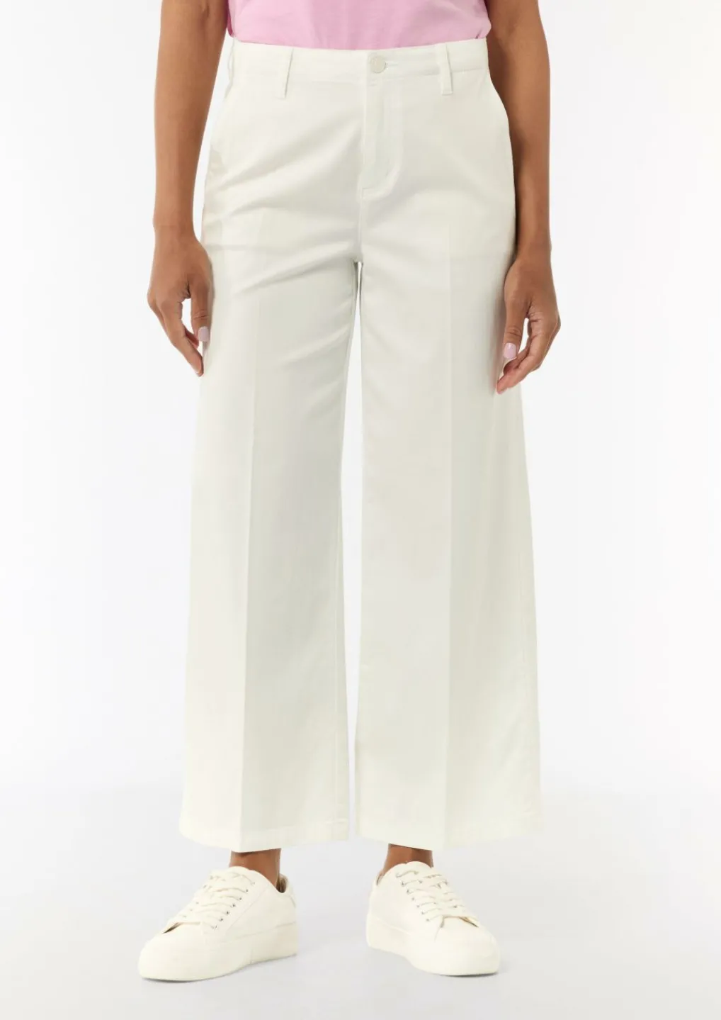 Denim-Culotte mit Garment Dye und angedeuteter Tasche-Comma Sale
