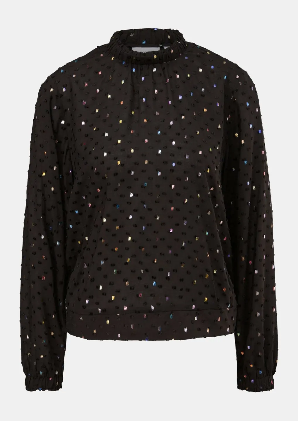 Dobbybluse mit Effektprint-Comma Sale
