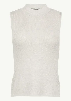 Elastischer Strickpullunder mit Stehkragen-Comma Best