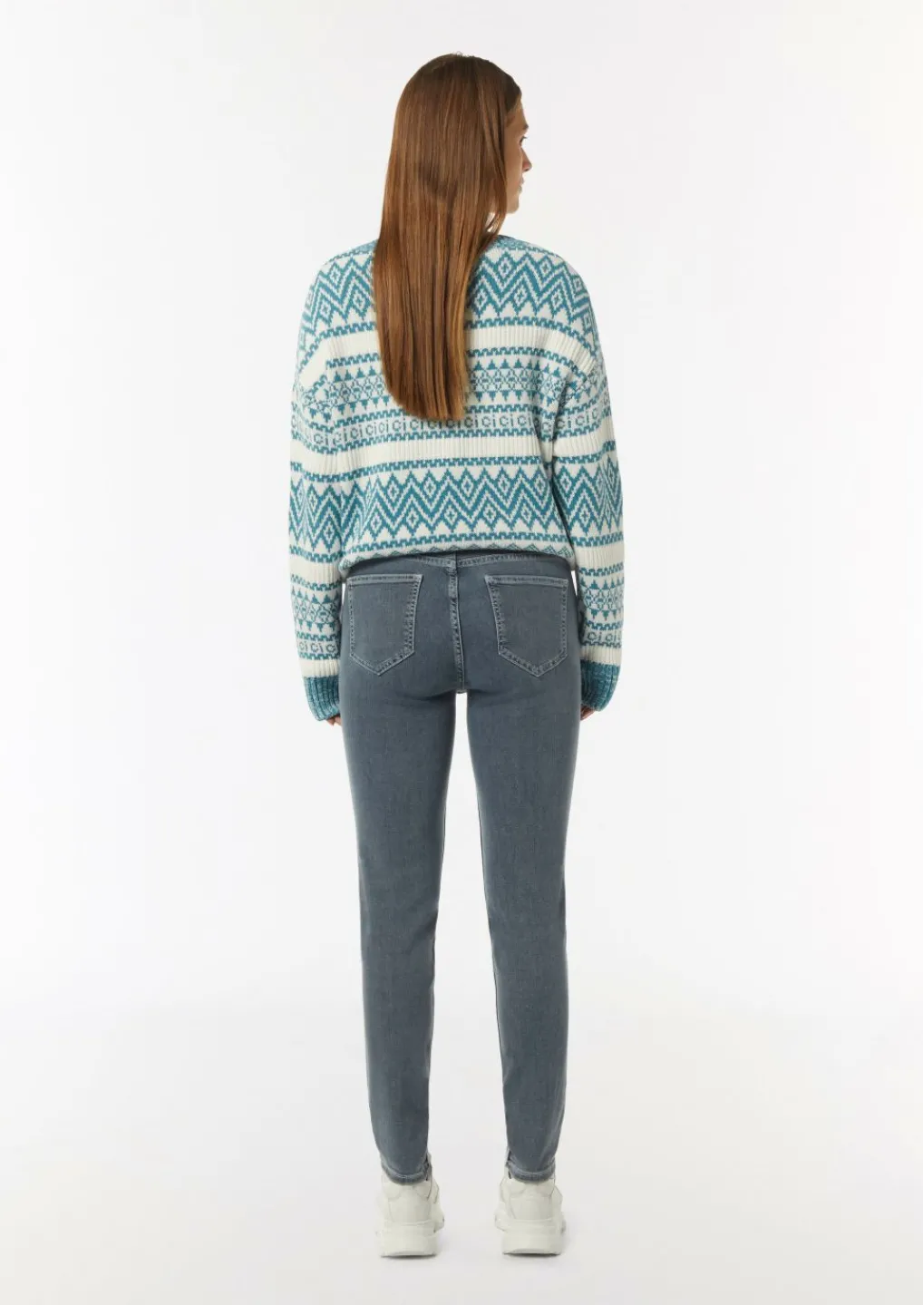 Elastische Skinny Jeans mit Waschung-Comma Clearance