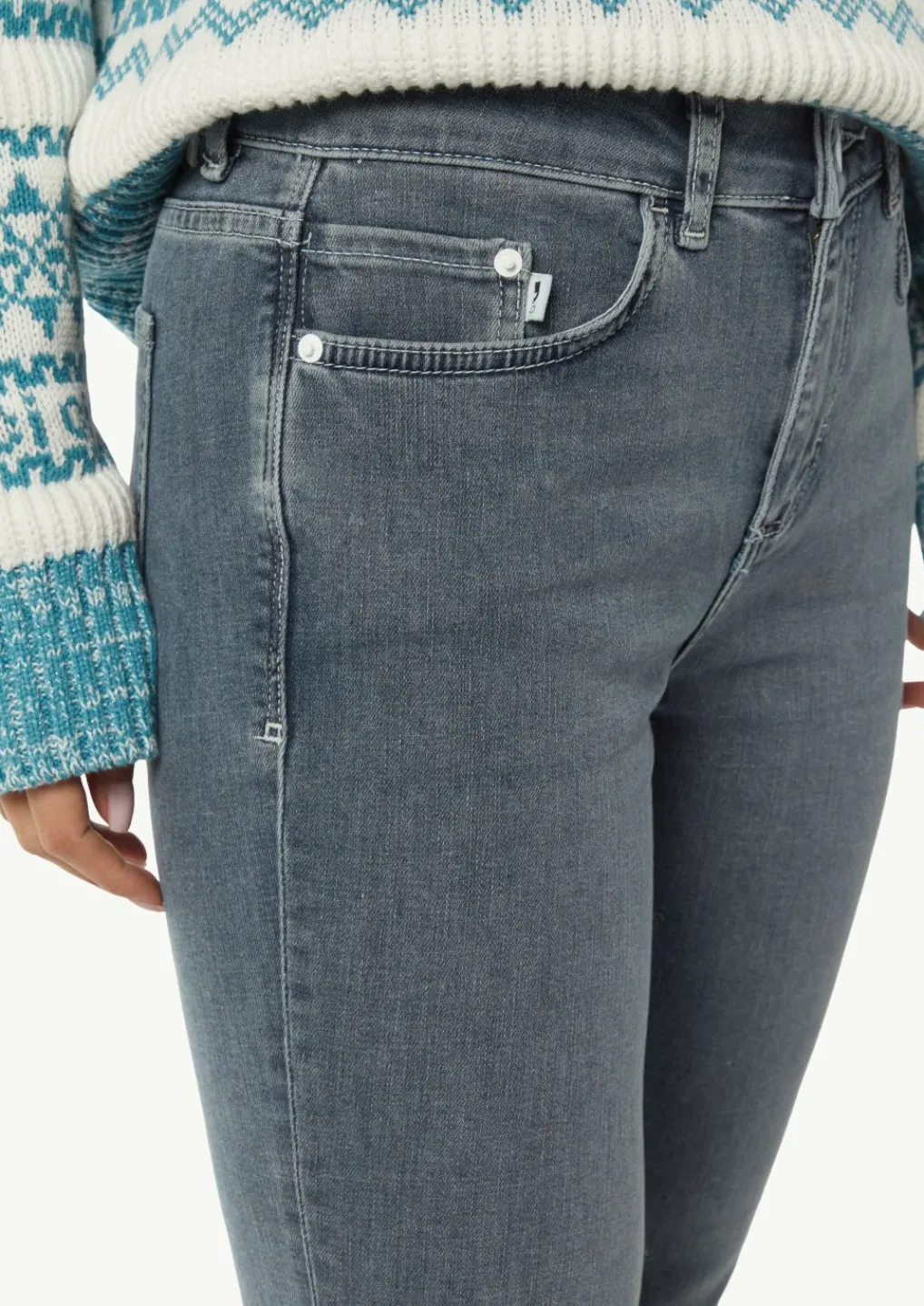 Elastische Skinny Jeans mit Waschung-Comma Clearance