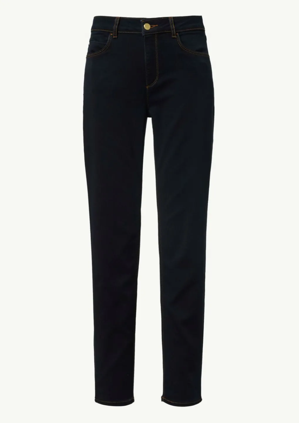 Elastische Slim-Leg-Jeans mit dunkler Waschung-Comma New