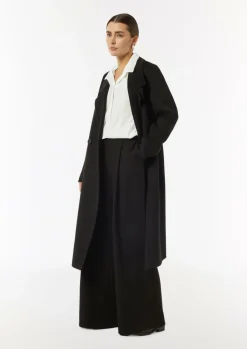 Elegante Satin-Bluse mit verdeckter Knopfleiste-Comma Online