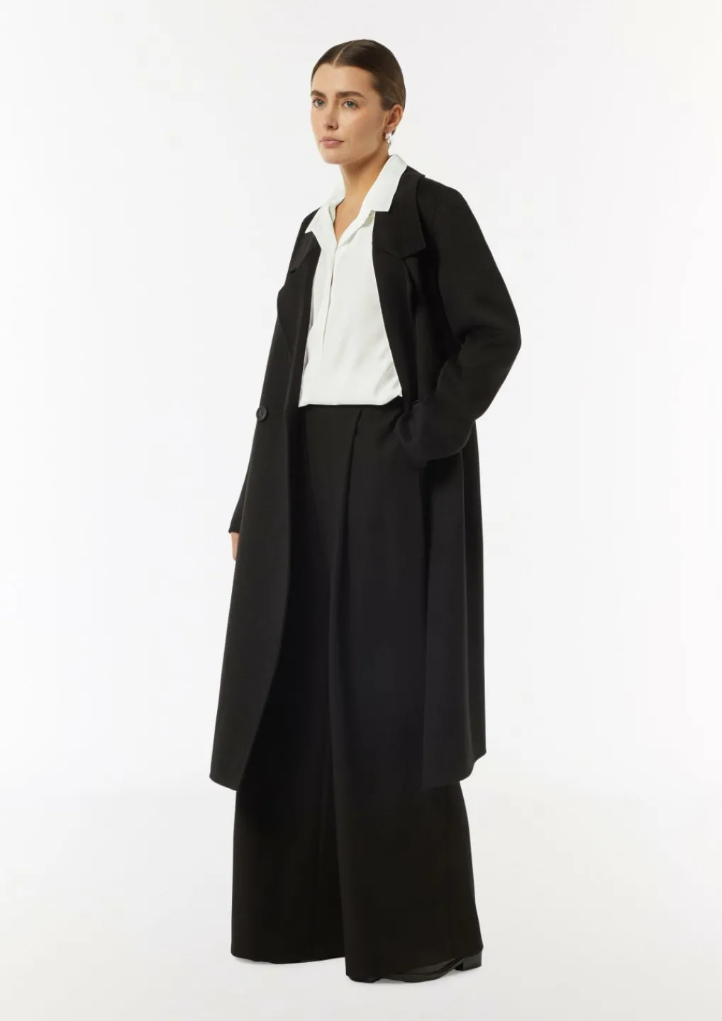 Elegante Satin-Bluse mit verdeckter Knopfleiste-Comma Online