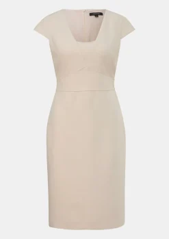 Elegantes Etuikleid mit Kappärmeln-Comma Fashion