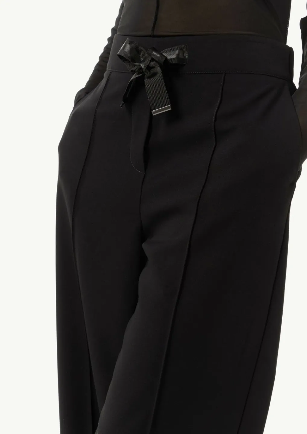 Elegante Stoffhose mit Bindeband-Comma Clearance