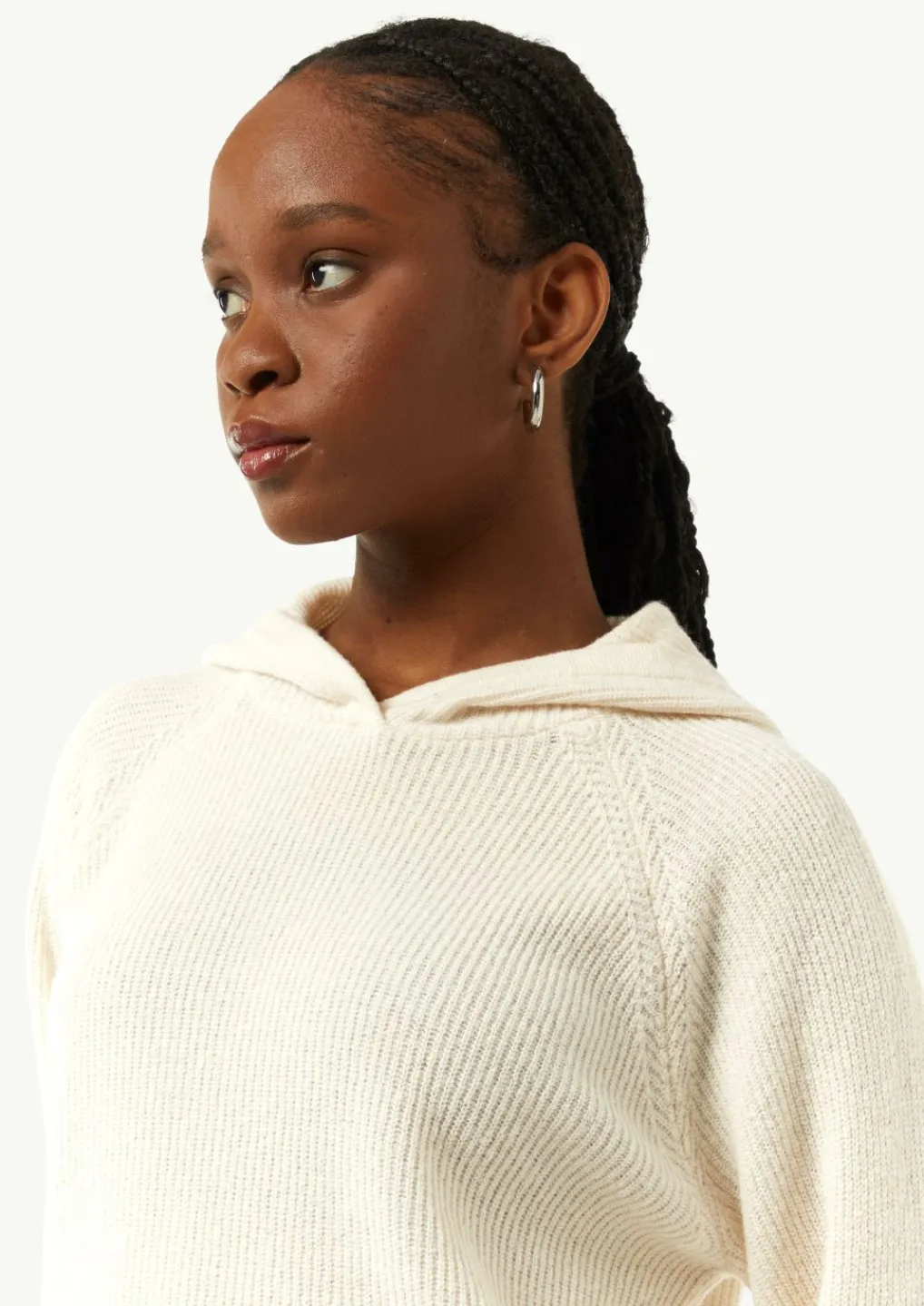 Feiner Strickpullover mit Kapuze-Comma Online