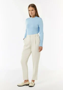 Feiner Strickpullover mit Zierknöpfen am Ärmel-Comma Discount