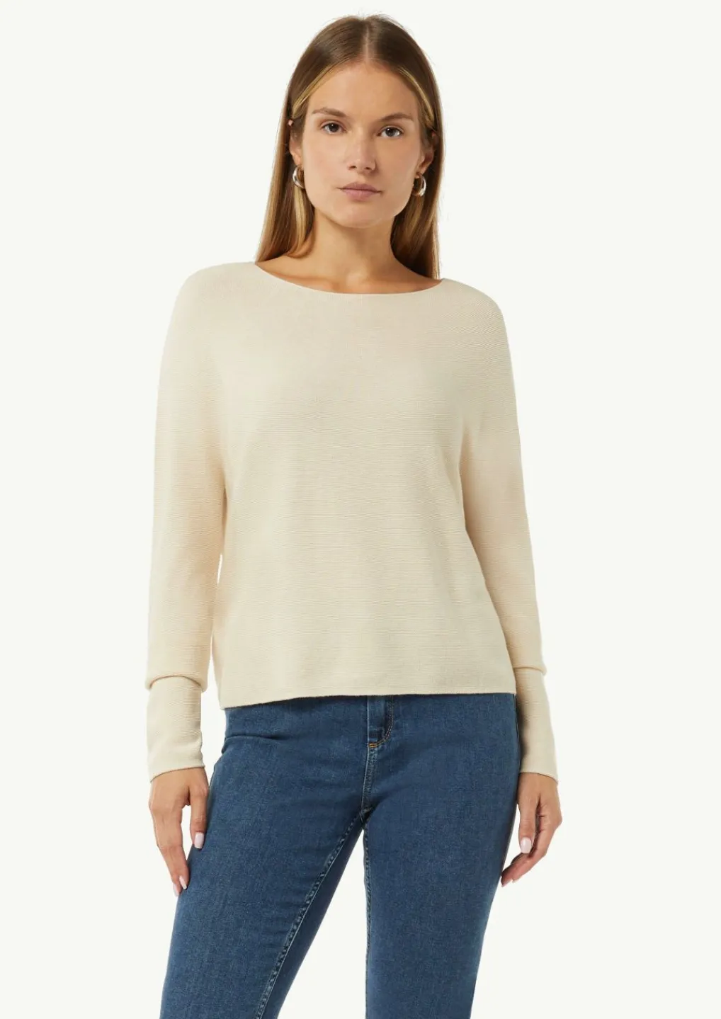 Feinstrickpullover aus Baumwoll-Viskose-Mix-Comma Hot