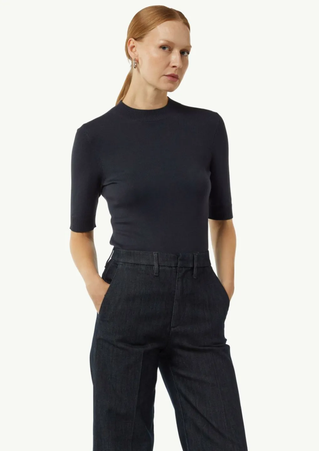 Feinstrickpullover aus Viskosemix-Comma Hot