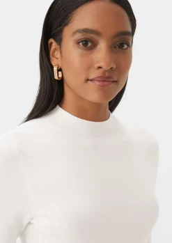 Feinstrickpullover mit Stehkragen-Comma Discount