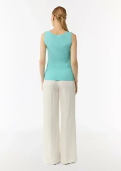 Feinstricktop mit Rippstruktur im Skinny Fit-Comma Fashion