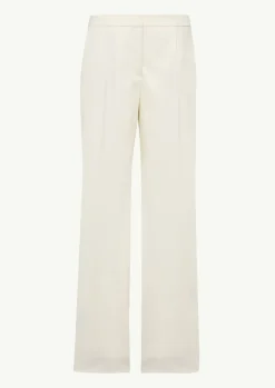 Flannelhose mit weitem Bein-Comma Fashion