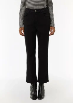 Flared-Leg-Jeans aus Baumwollstretch-Comma Online