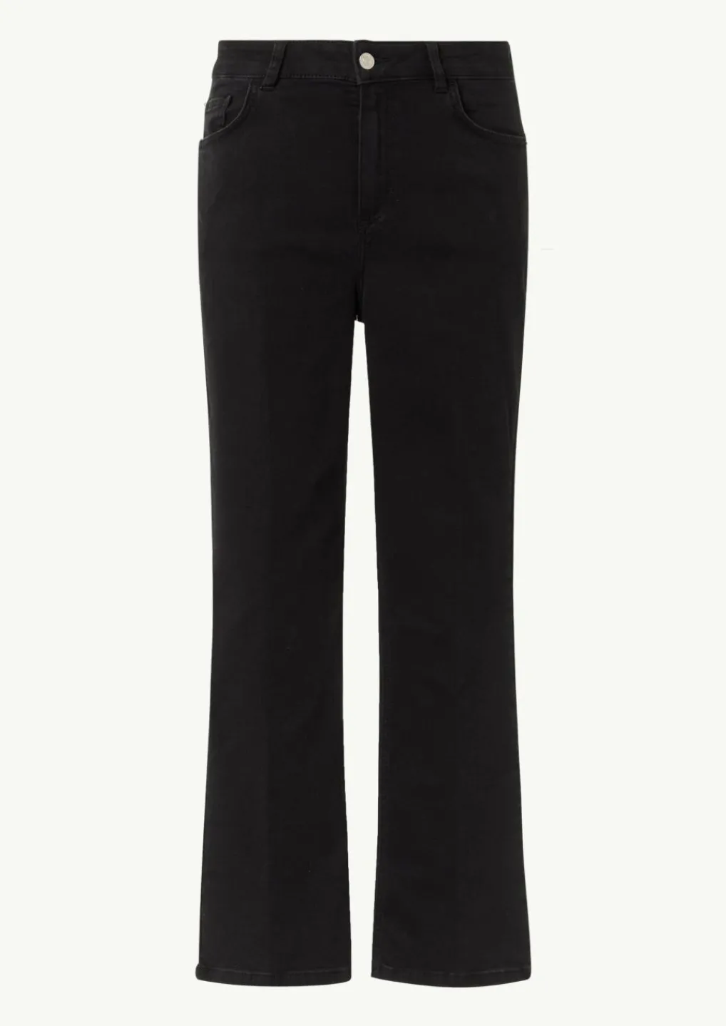 Flared-Leg-Jeans aus Baumwollstretch-Comma Online