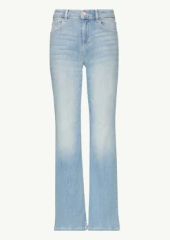 Flared Leg-Jeans mit Bügelfalten-Comma Online