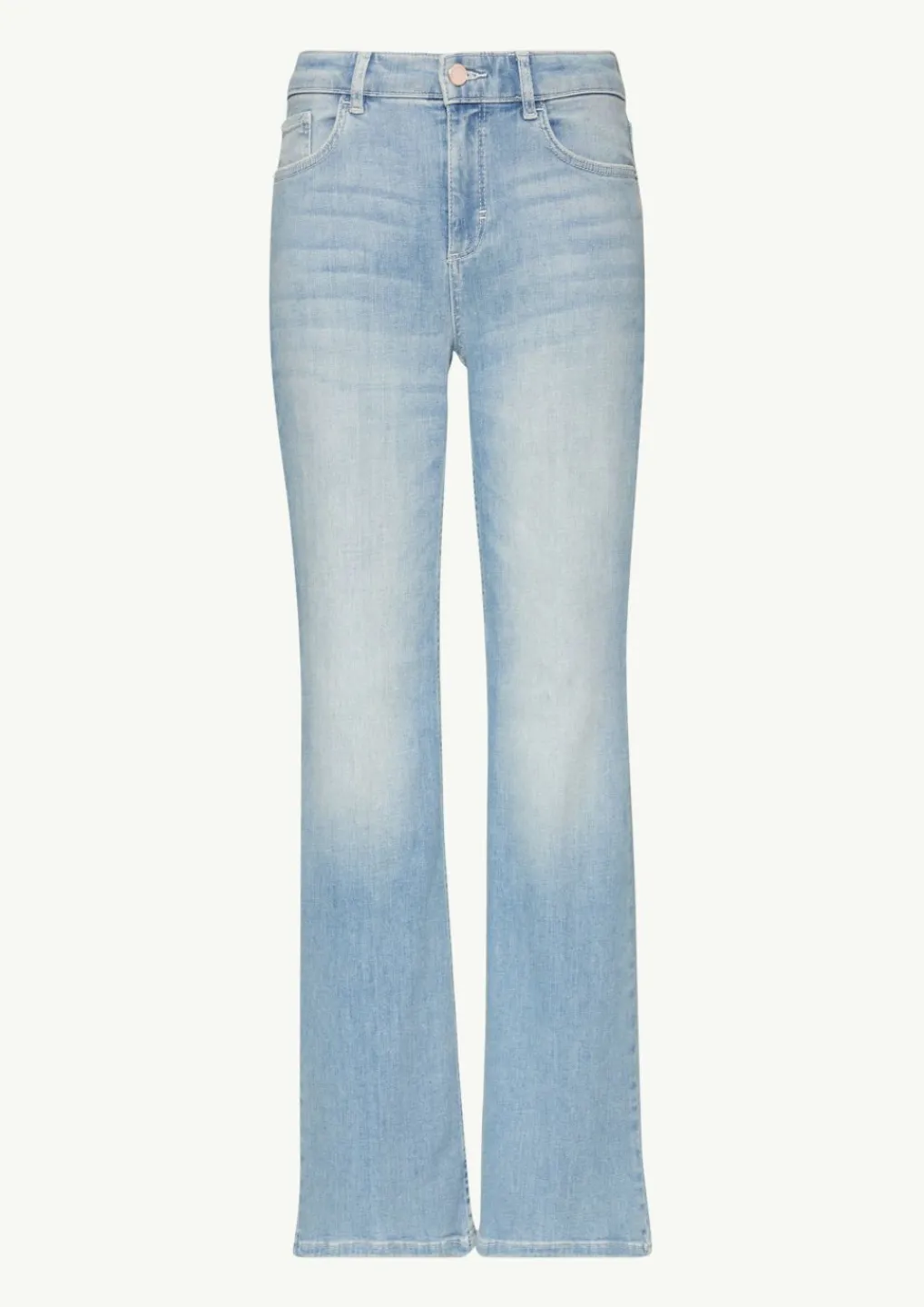 Flared Leg-Jeans mit Bügelfalten-Comma Online