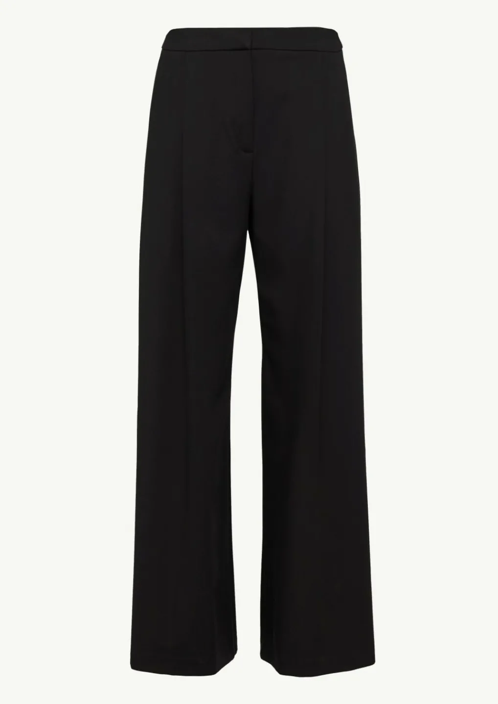 Fließende Hose mit Wide Leg und Bundfalte-Comma Clearance