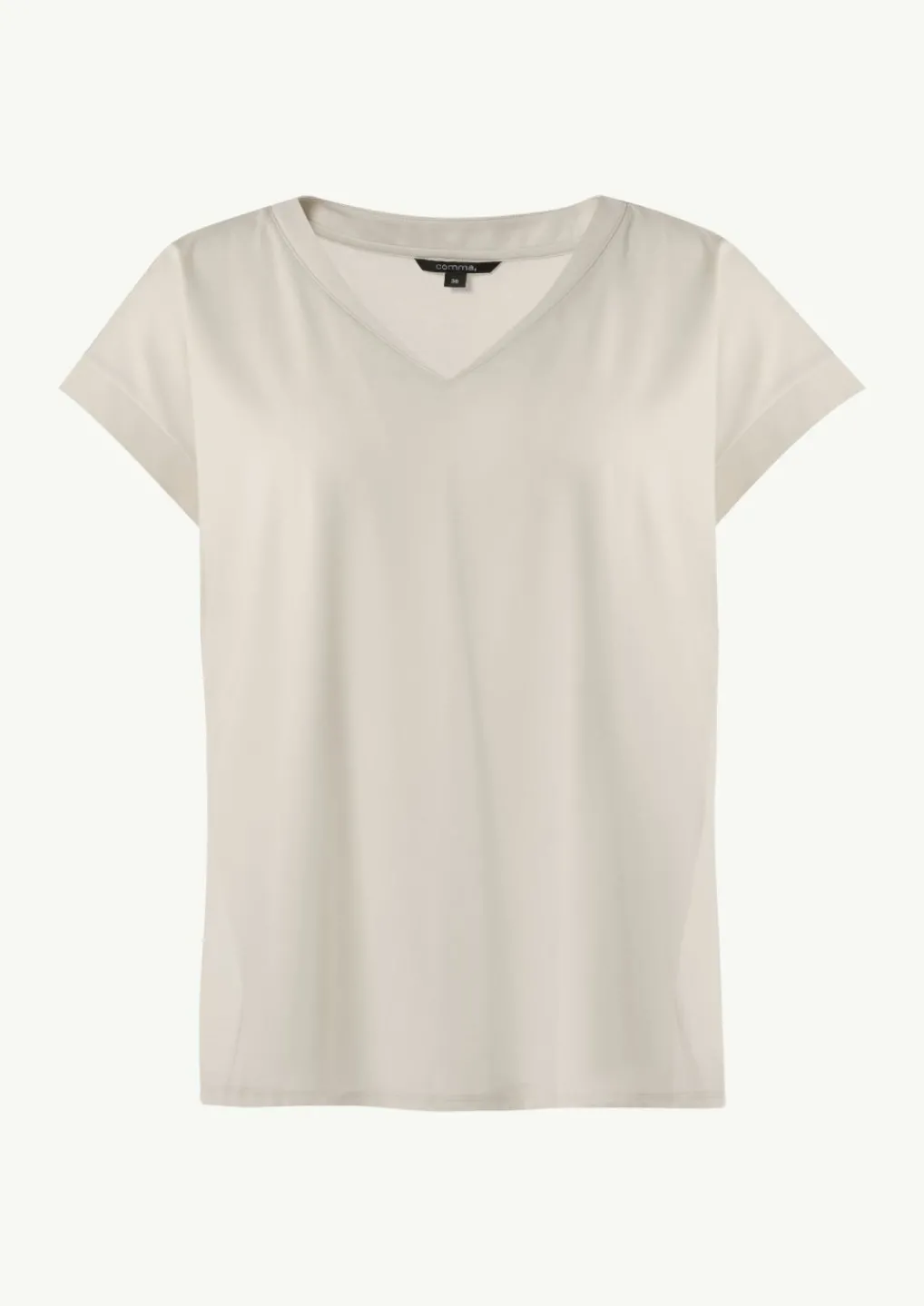Fließendes T-Shirt aus Jersey im Loose Fit-Comma Outlet
