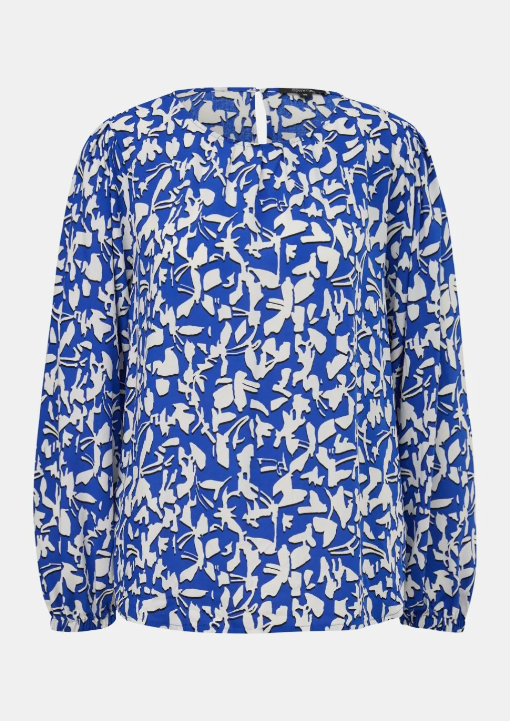 Gemusterte Bluse aus Viskose-Comma Fashion