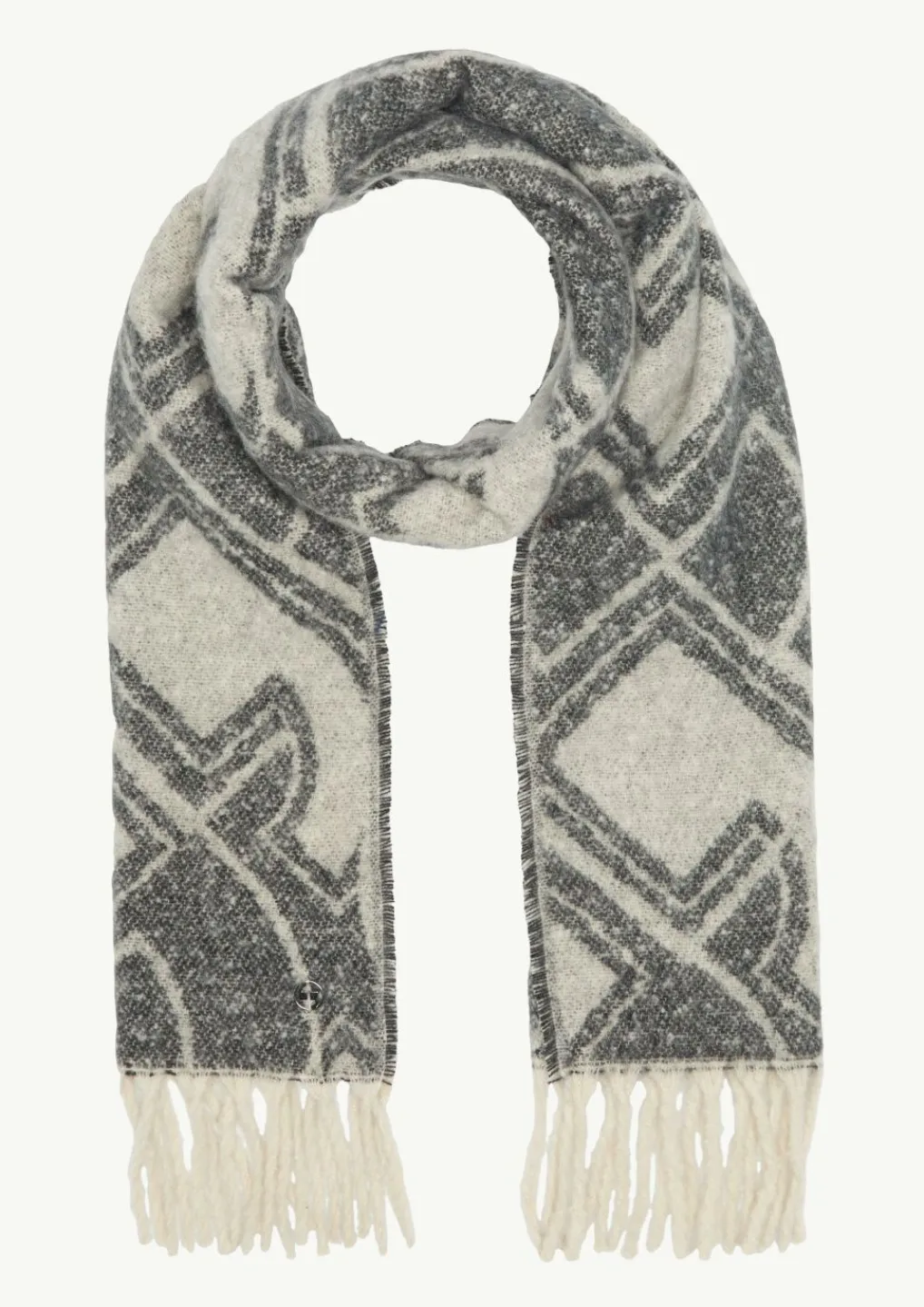 Gemusterter Schal aus Web-Jacquard-Comma Online