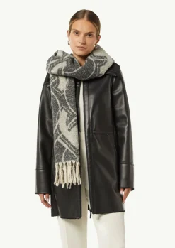 Gemusterter Schal aus Web-Jacquard-Comma Online
