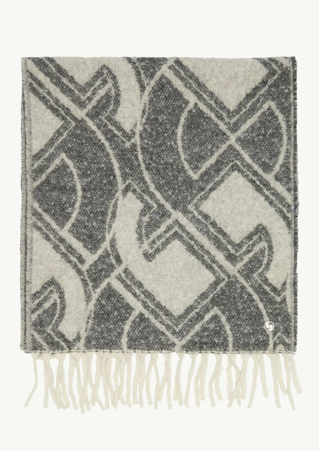 Gemusterter Schal aus Web-Jacquard-Comma Online