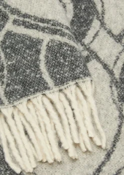 Gemusterter Schal aus Web-Jacquard-Comma Online