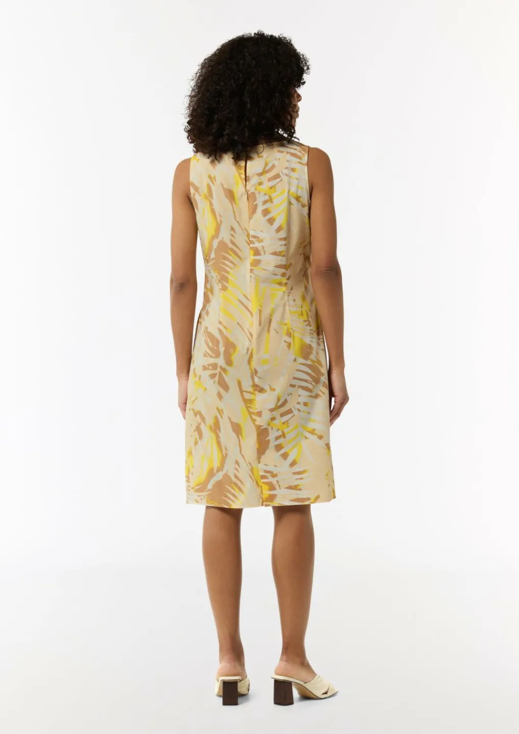 Gemustertes Baumwollkleid im Relaxed Fit-Comma Sale