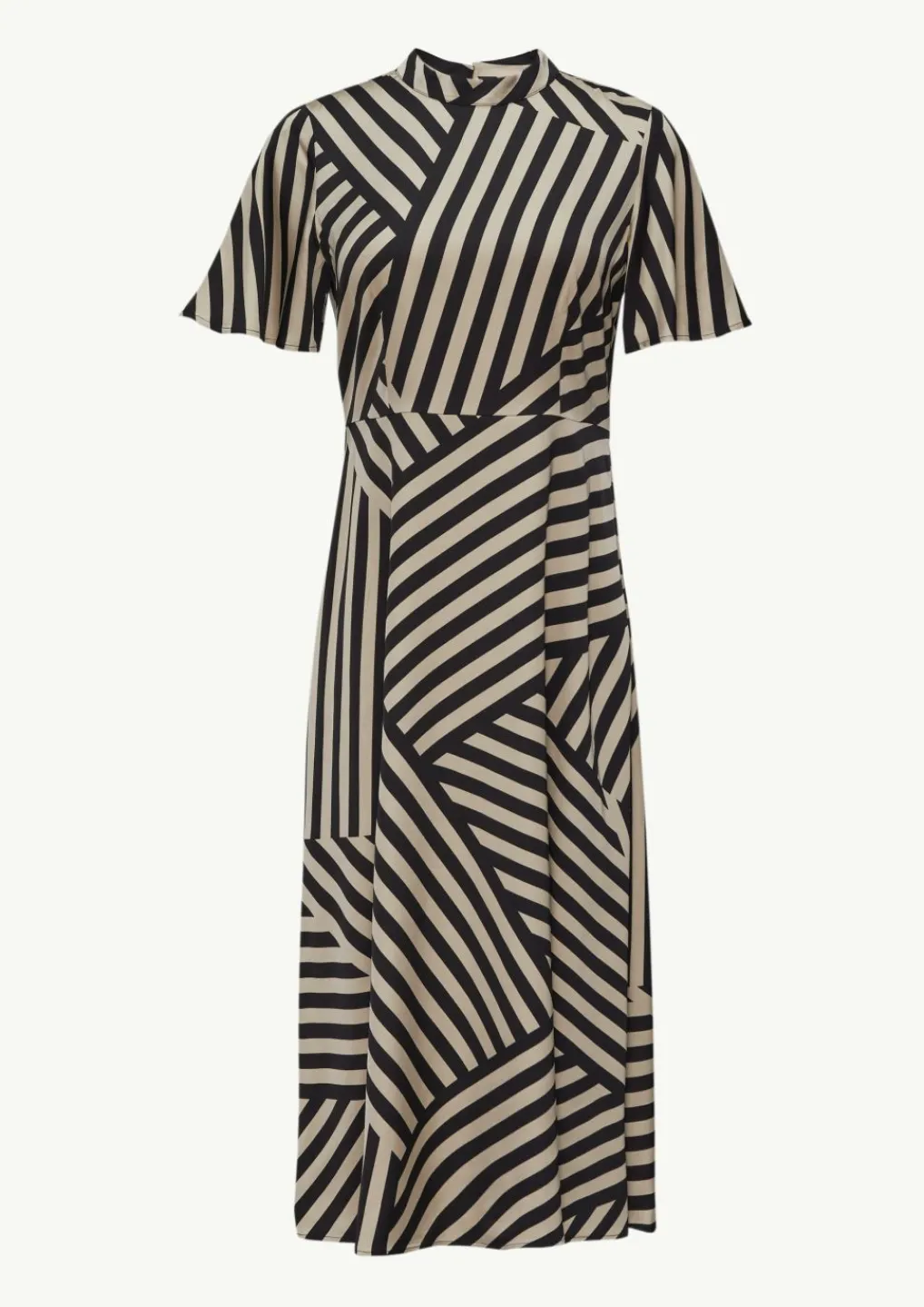 Gemustertes Midikleid aus Satin-Comma New