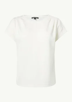 Gerafftes T-Shirt aus Scuba-Comma Outlet
