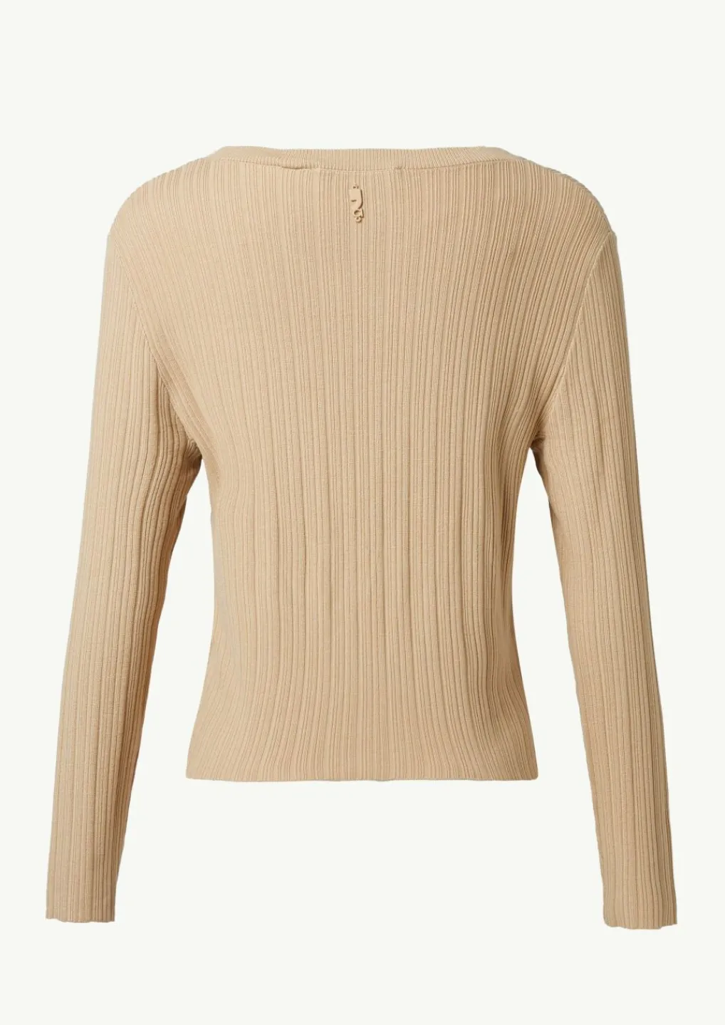 Gerippter Feinstrickpullover aus Viskosemix-Comma New